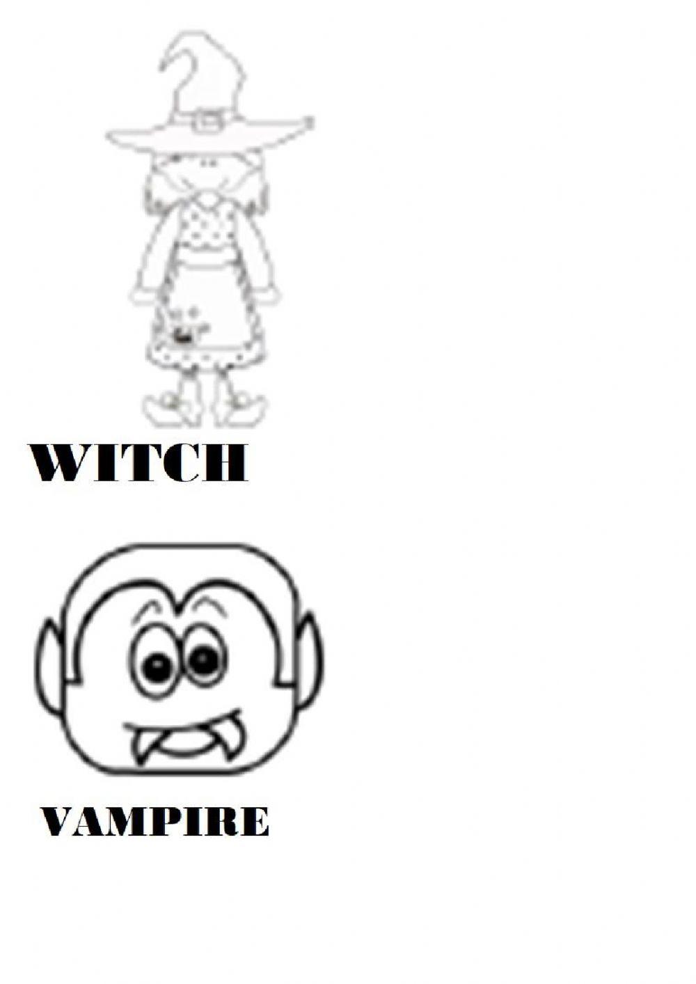 Halloween vocabulary and pronunciation