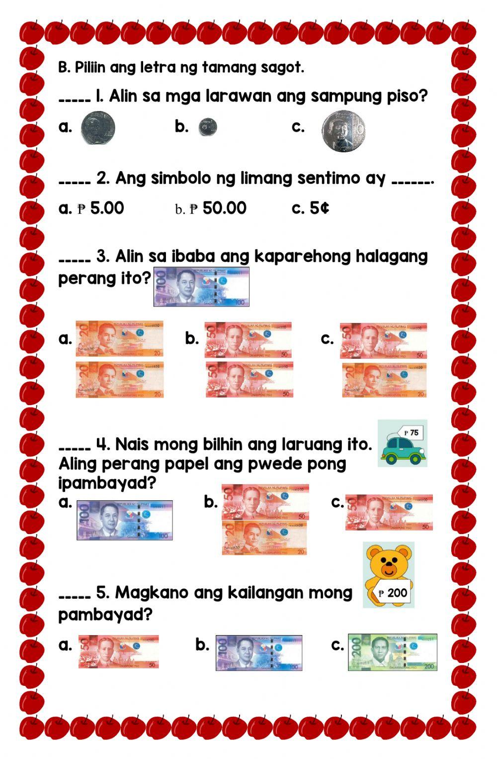 Comparing Philippine Money