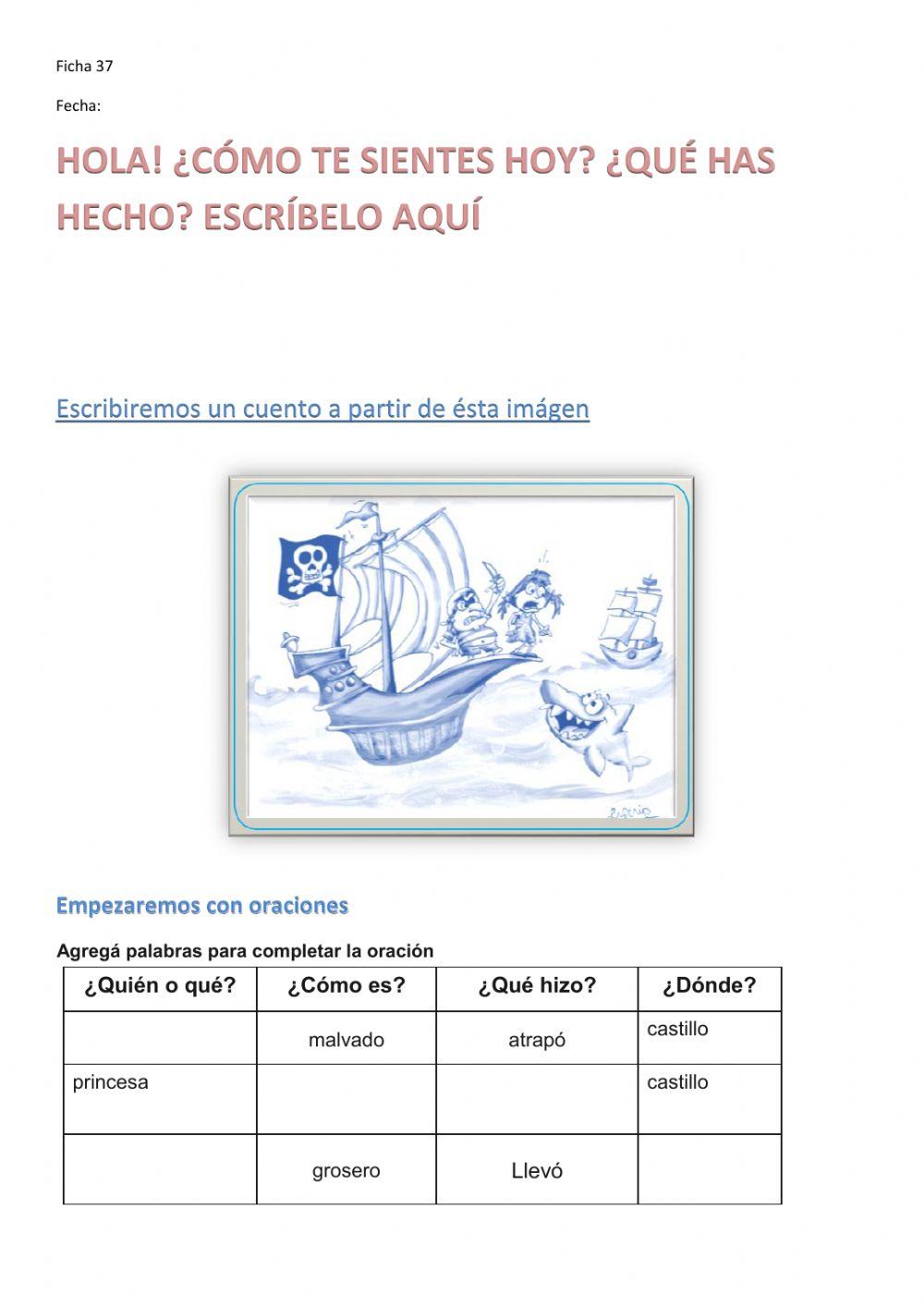 Comprensión lectora ficha 37.3