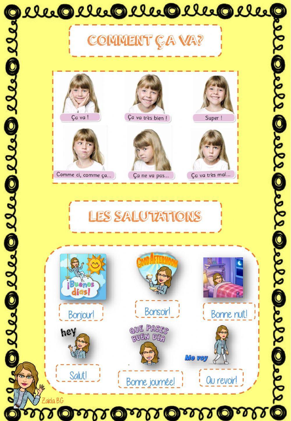 Comment ça va? - Les salutations