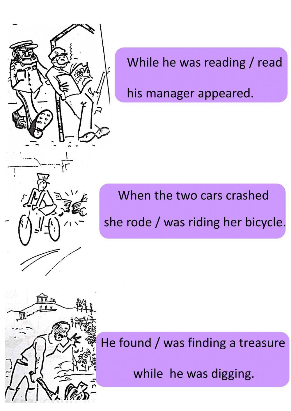 Past simple VS Past Continuous