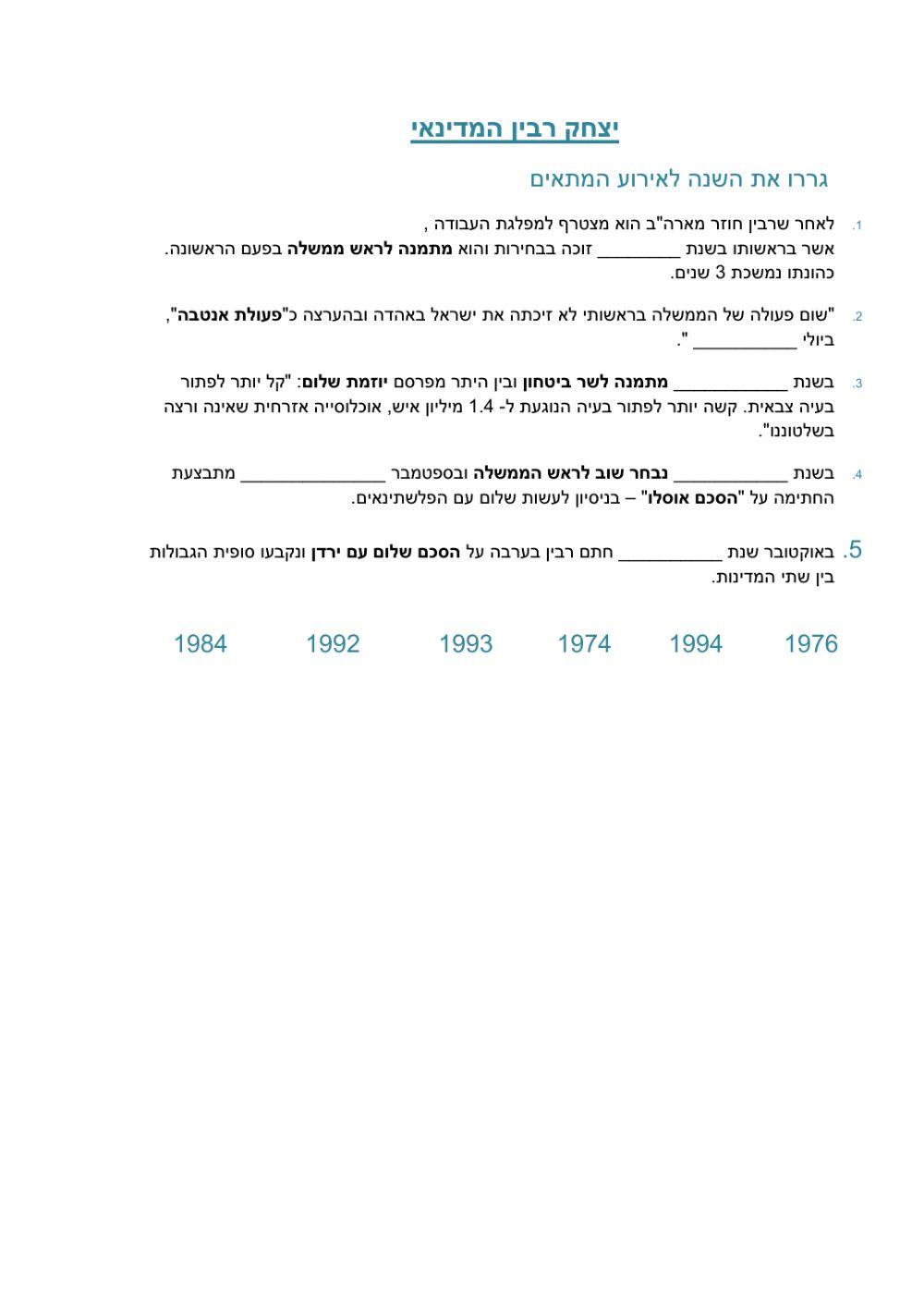 רבין המדינאי