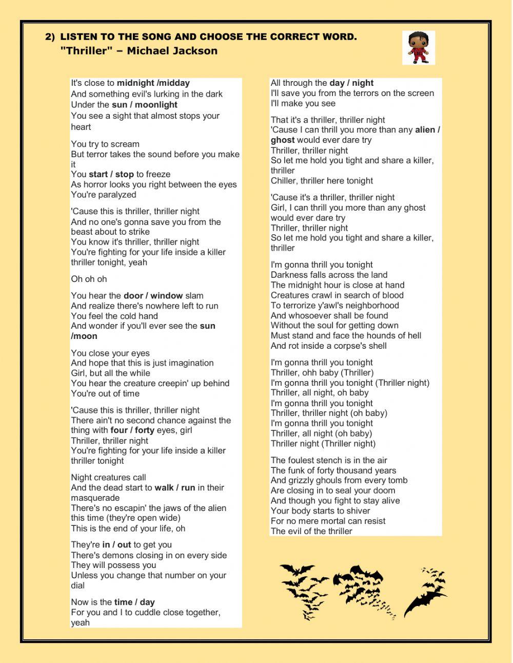 Halloween history practice