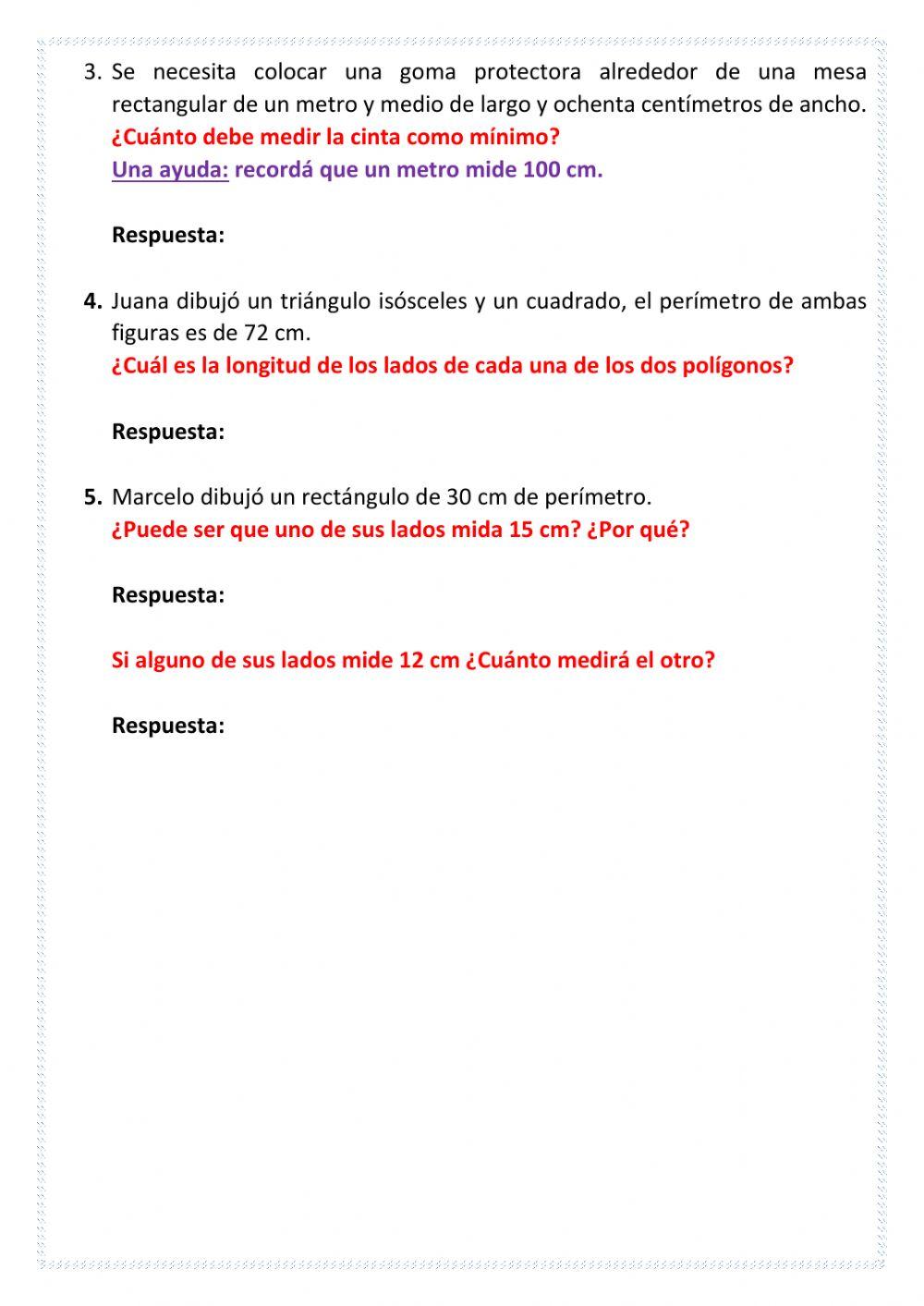 Área y perímetro IV