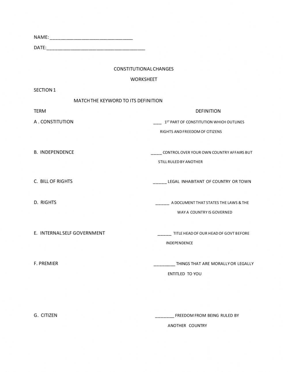 Bahamas constitutional changes