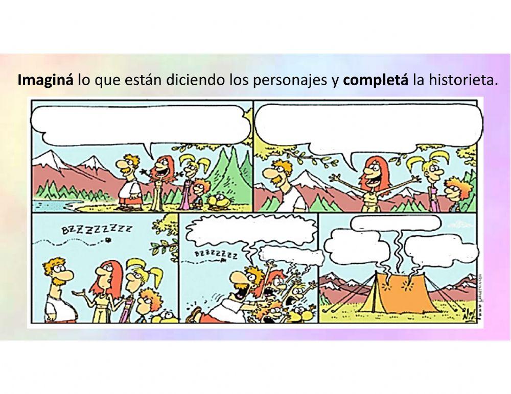 Completá la historieta - 32