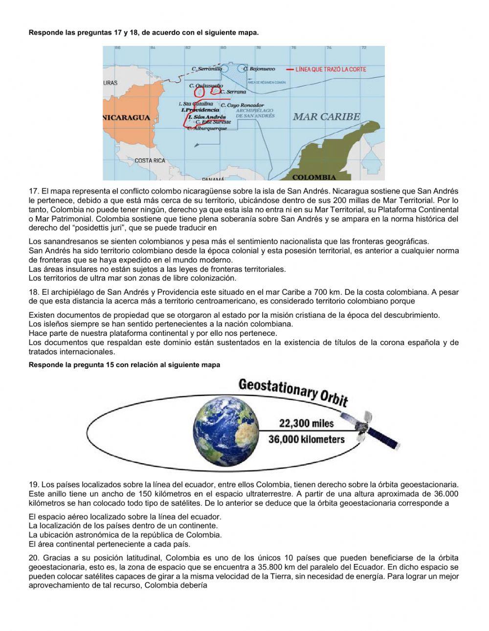 Soberania de colombia