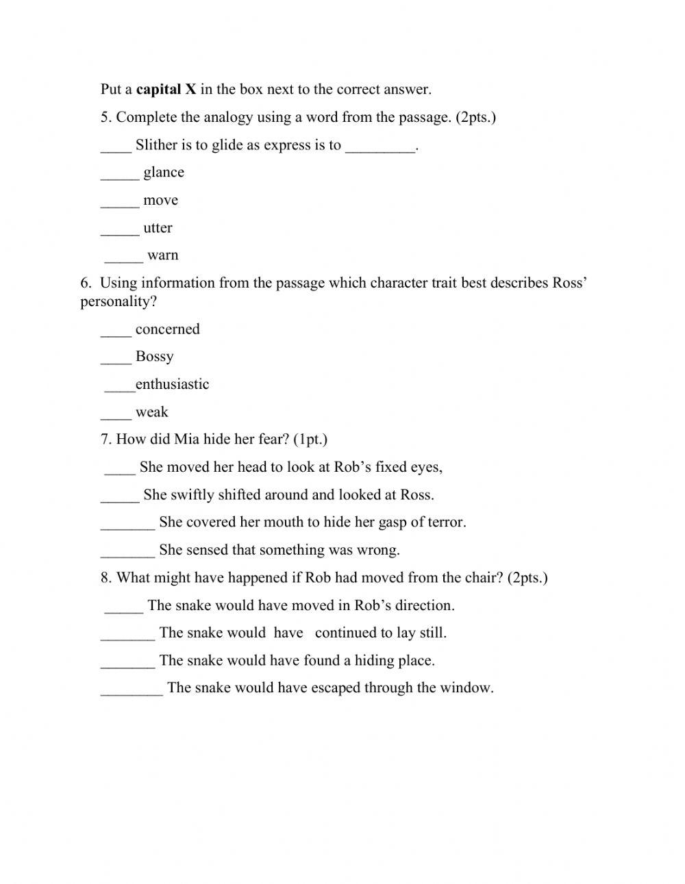 Homework Interrupted