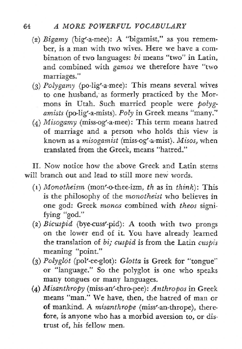 Quick Vocabulary Builder