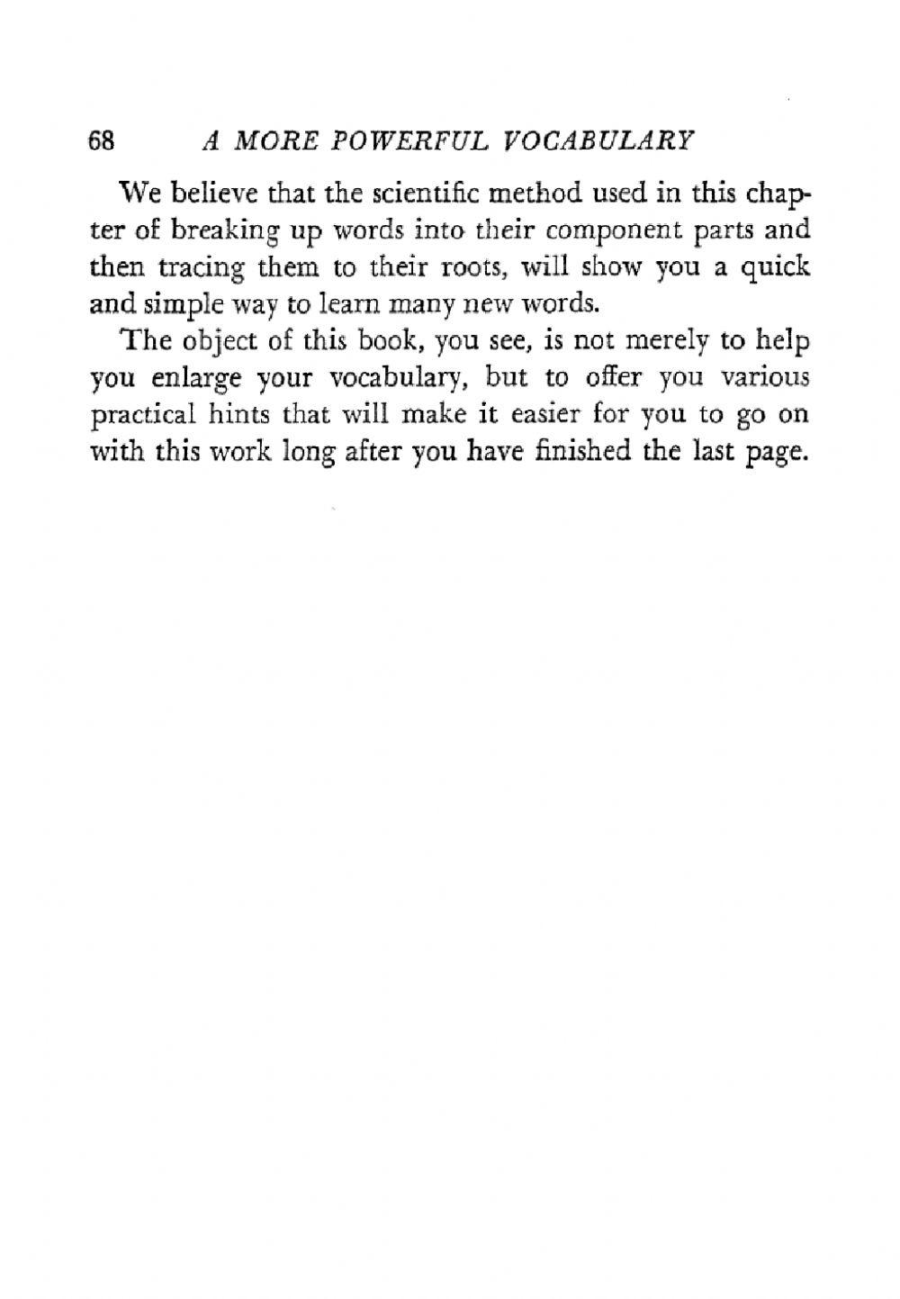 Quick Vocabulary Builder