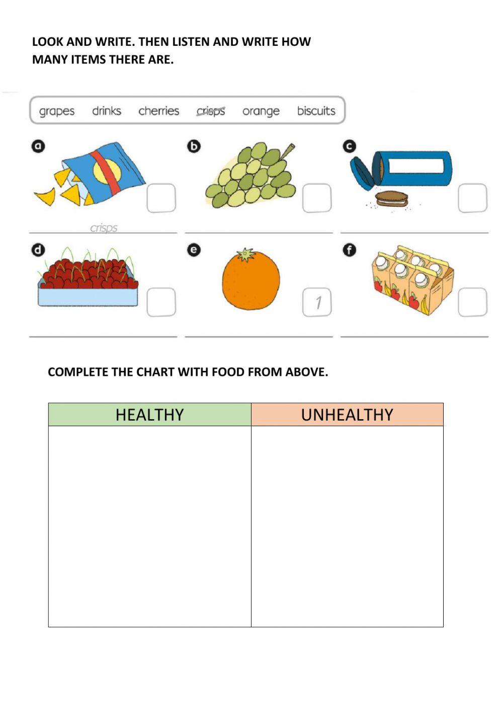 Picnic food and drinks