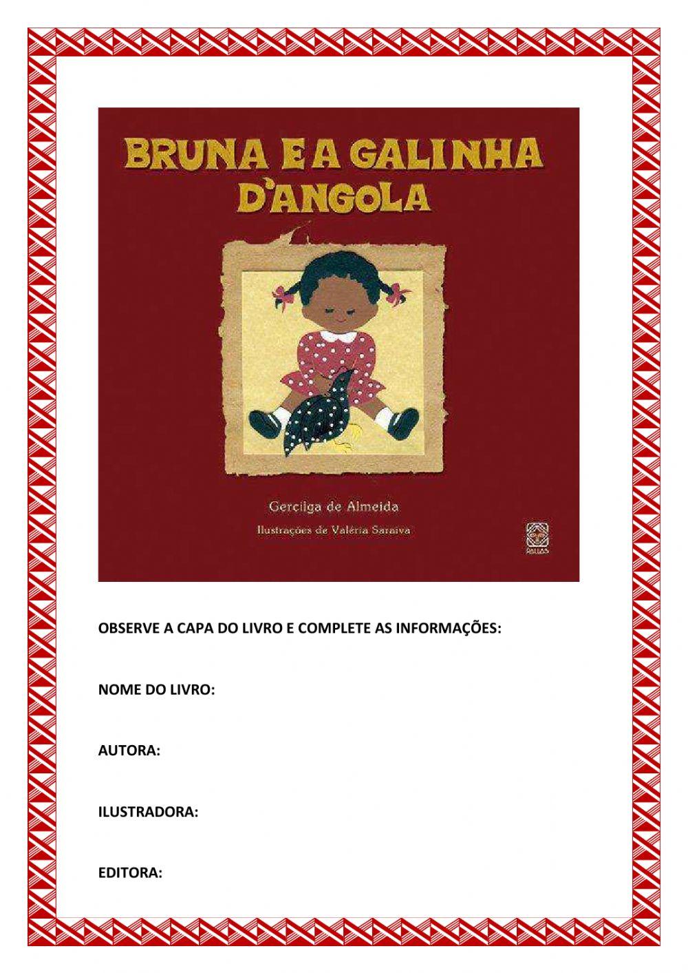 Bruna e a Galinha d-Angola quarto ano