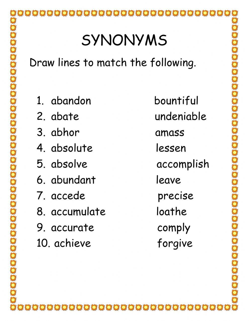 synonyms-online-exercise-for-elementery-live-worksheets-42-off