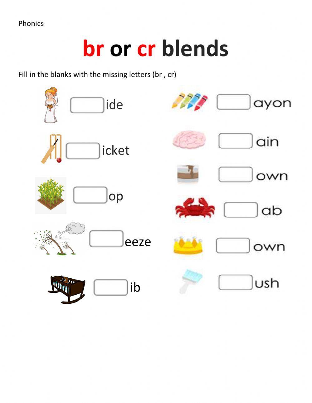 Br and Cr Blends