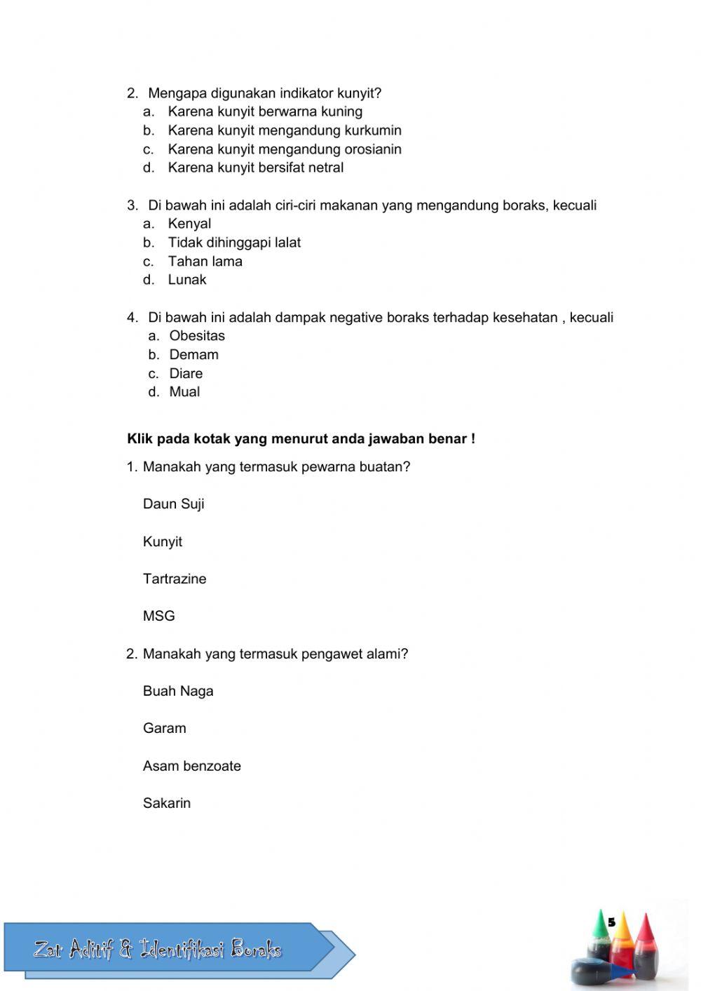 Lkpd Zat Aditif