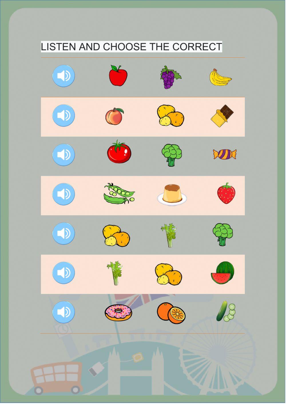 Healthy food and fast foods