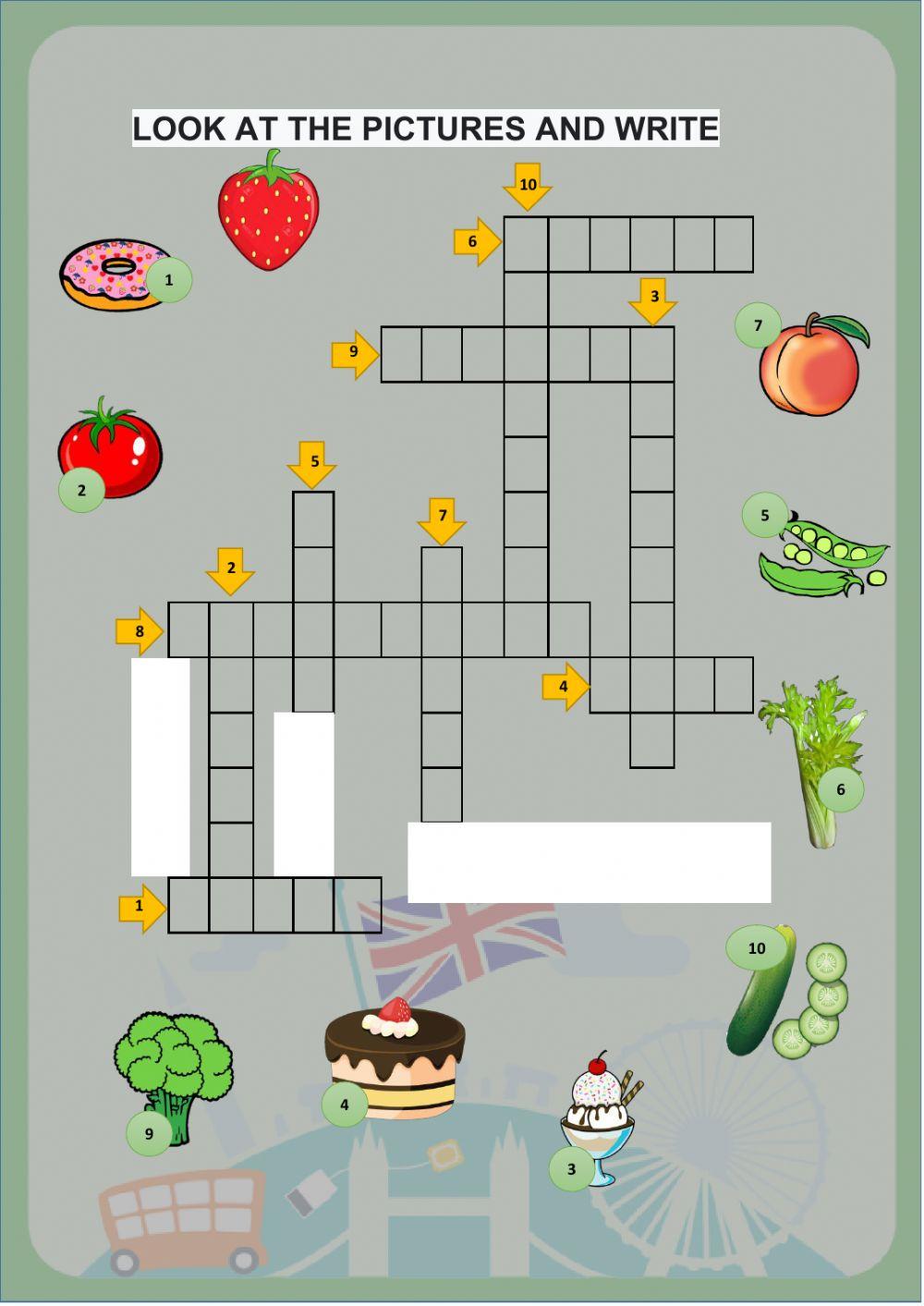 Healthy food and fast foods