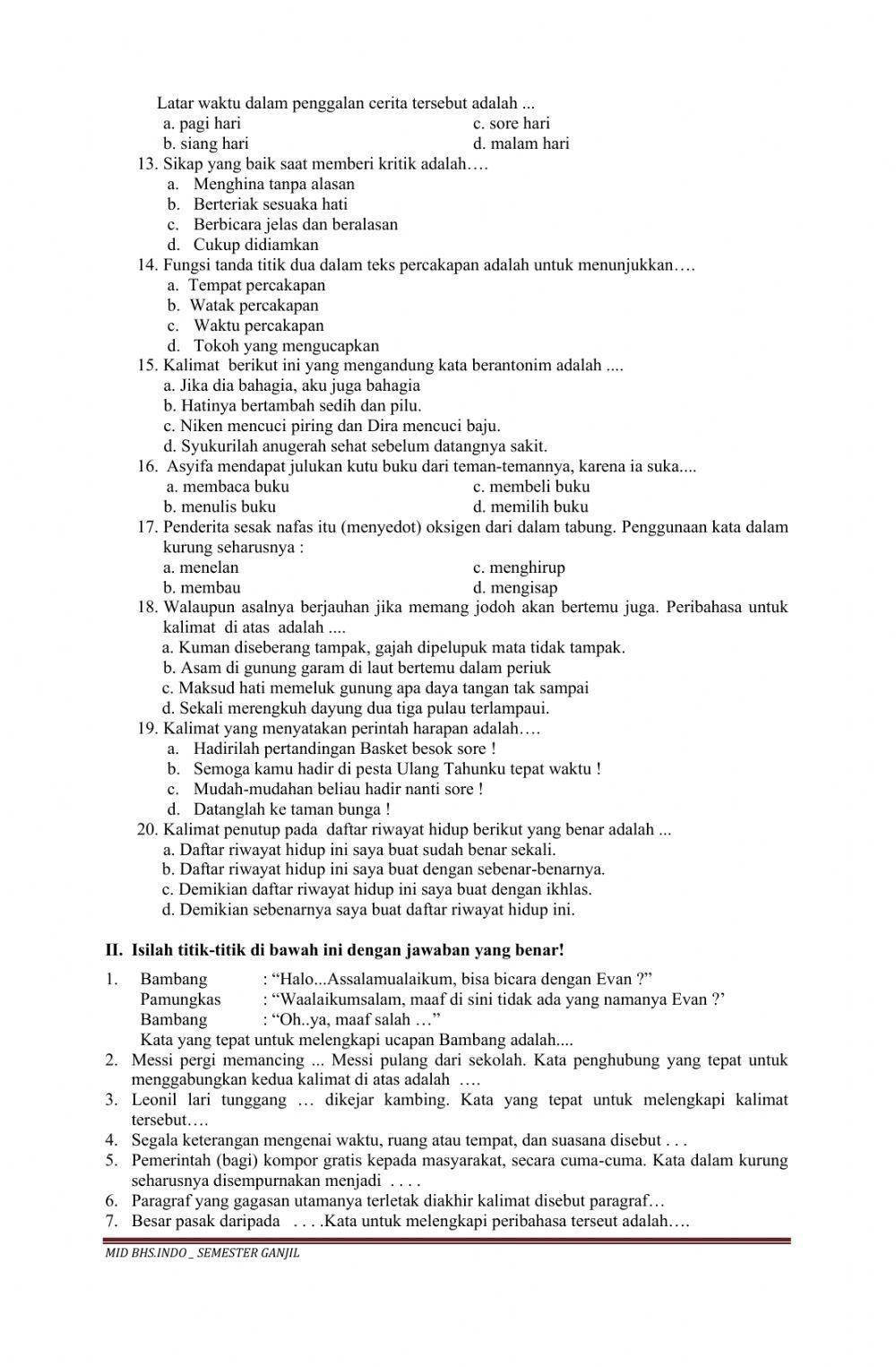 Pat bahasa indonesia