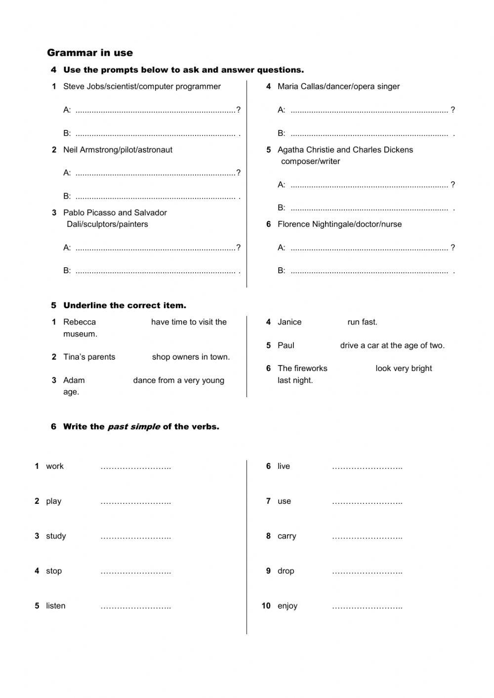 Smart Time 1 - Revision Unit 5