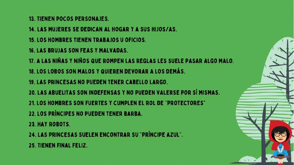 Características cuento tradicional