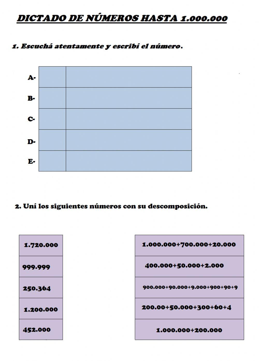 Números más grandes