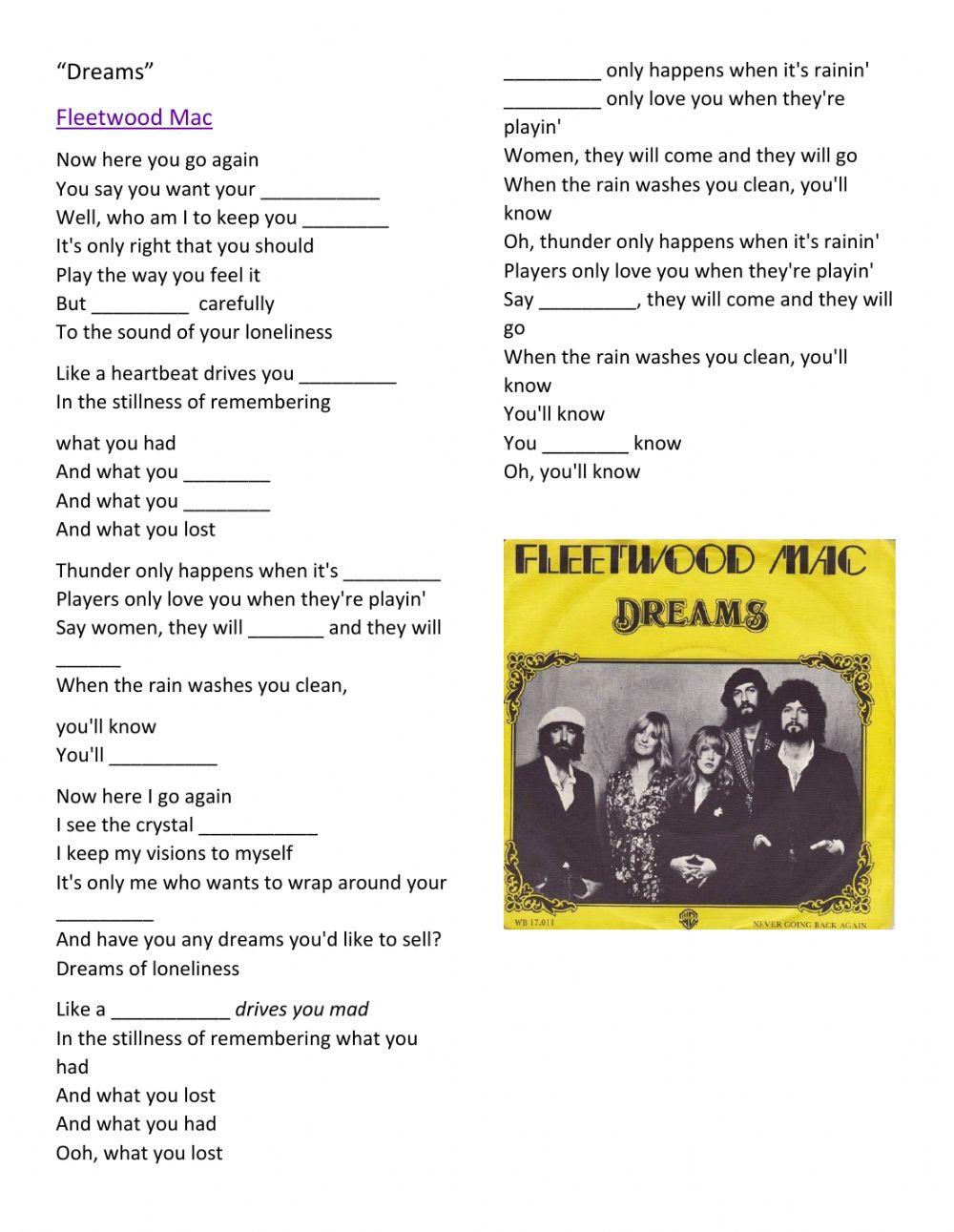 454660 Dreams Song FleetWood Mac Neil Dewse 454660-dreams-song-fleetwood-mac-neil-dewse