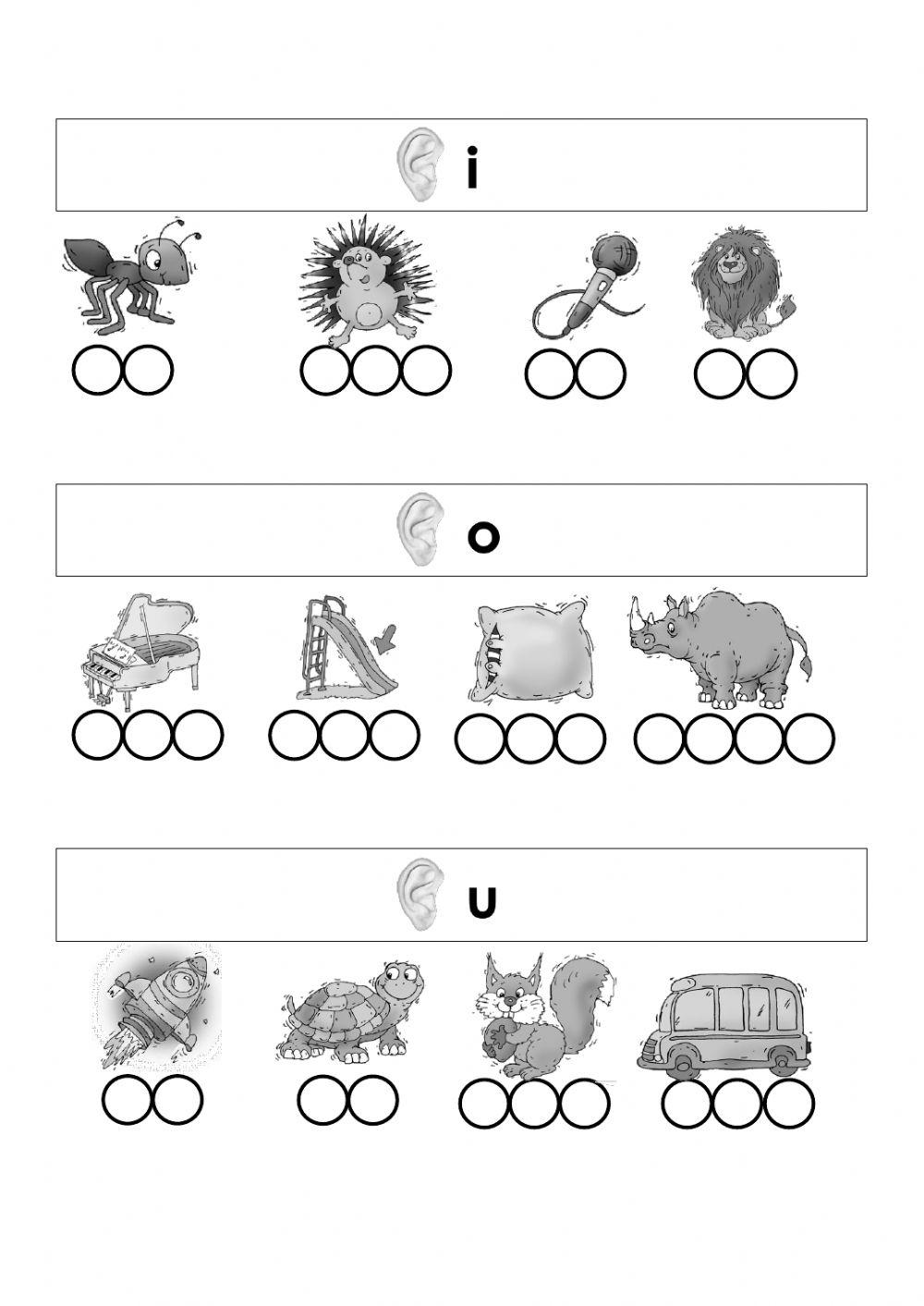 Les voyelles dans les syllabes sonores