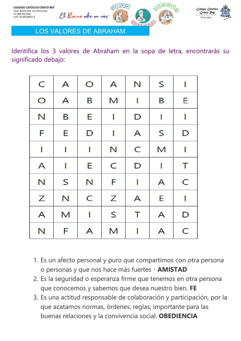 2 - 4to A - Formación Religiosa Identificación de los libros del Pentateuco y Abraham.pdf