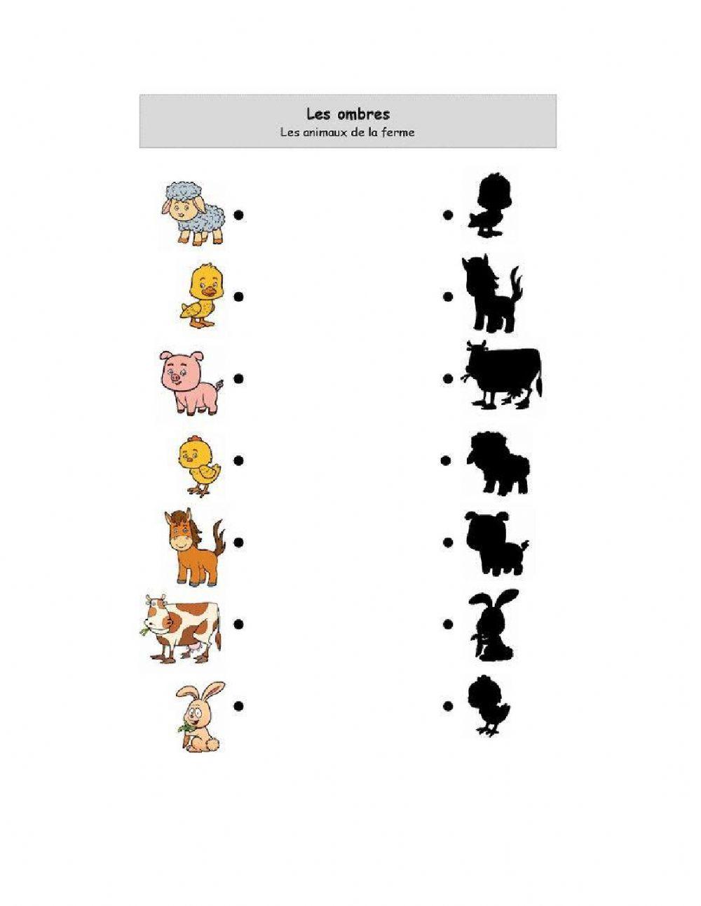 Les animaux de la ferme