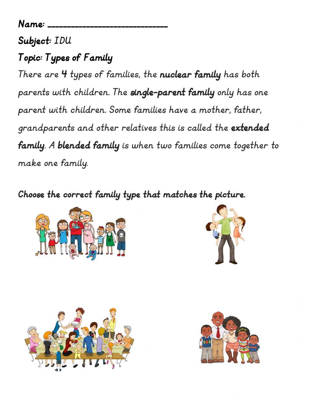 The 4 Types of Families