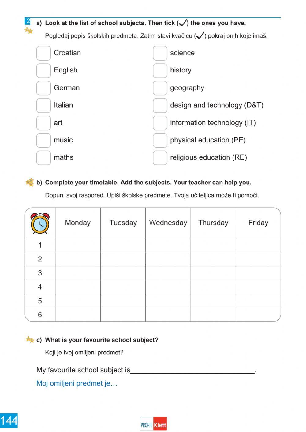 HW5-SEN-U2-L1B-1-School subjects