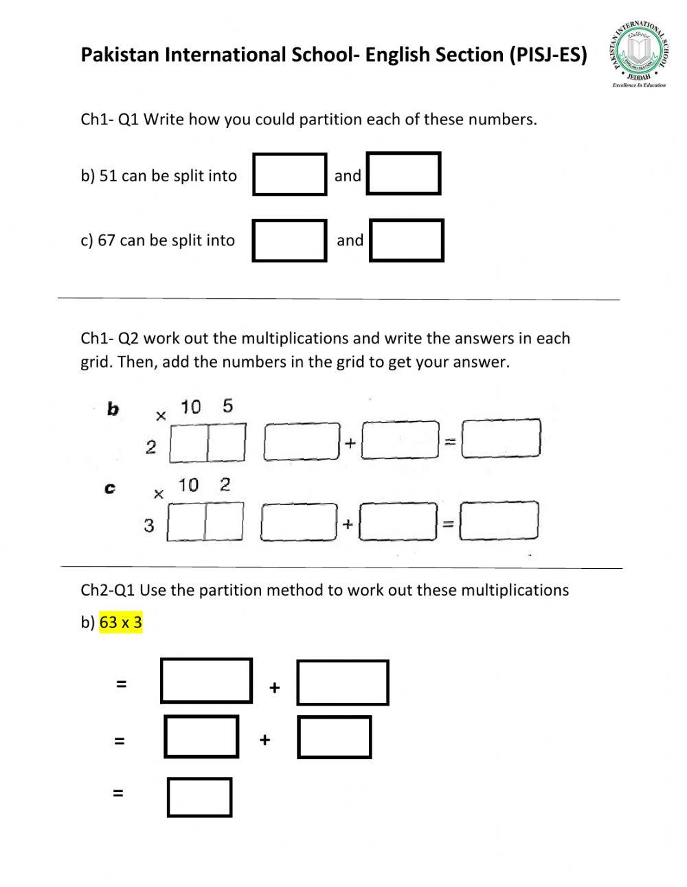 Multiplying a 2-digit number