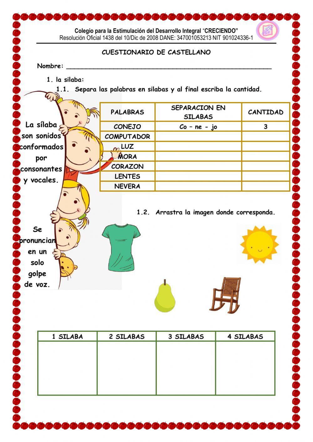 Cuestionario de castellano ii