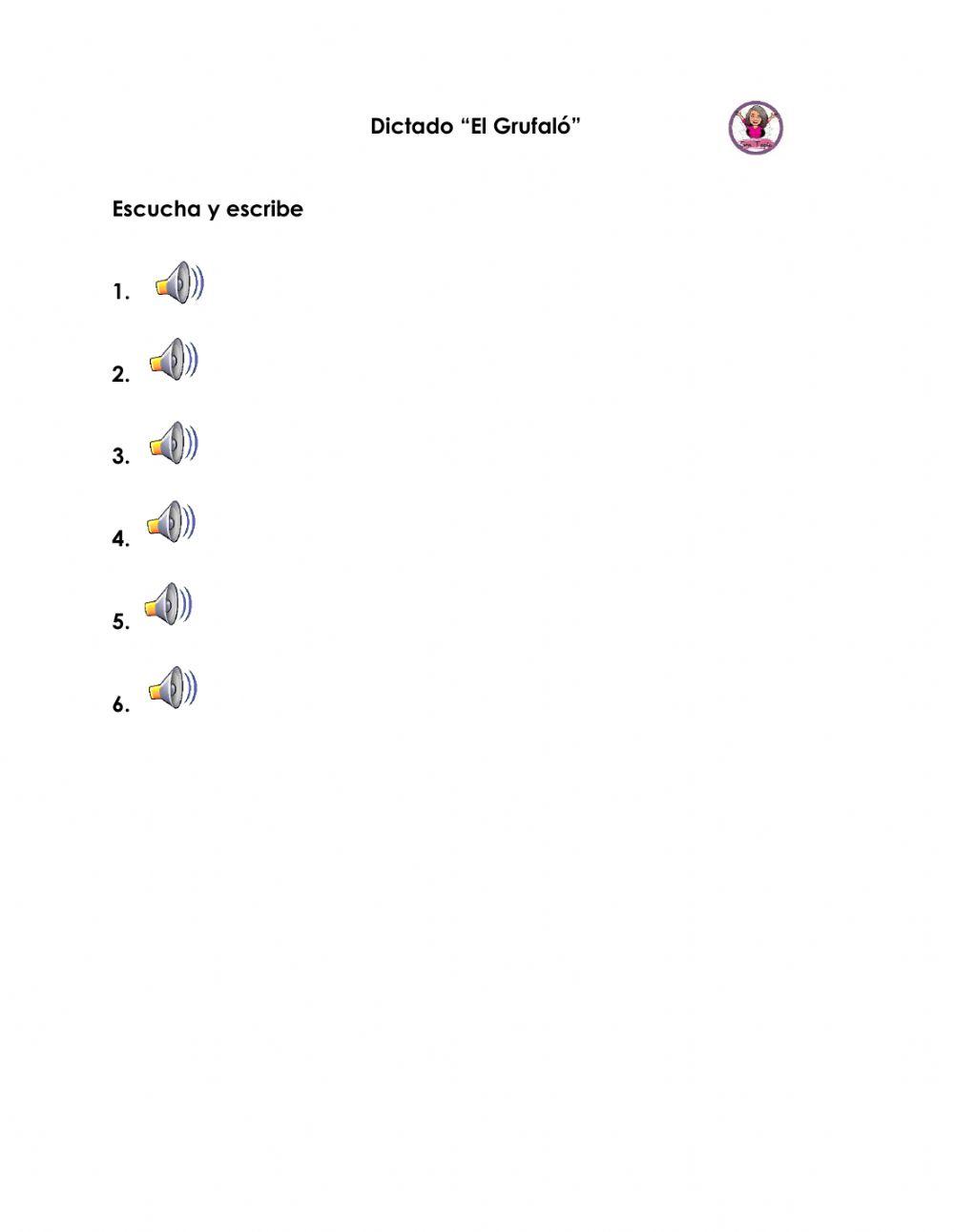 Dictado -El Grufaló.- (2)