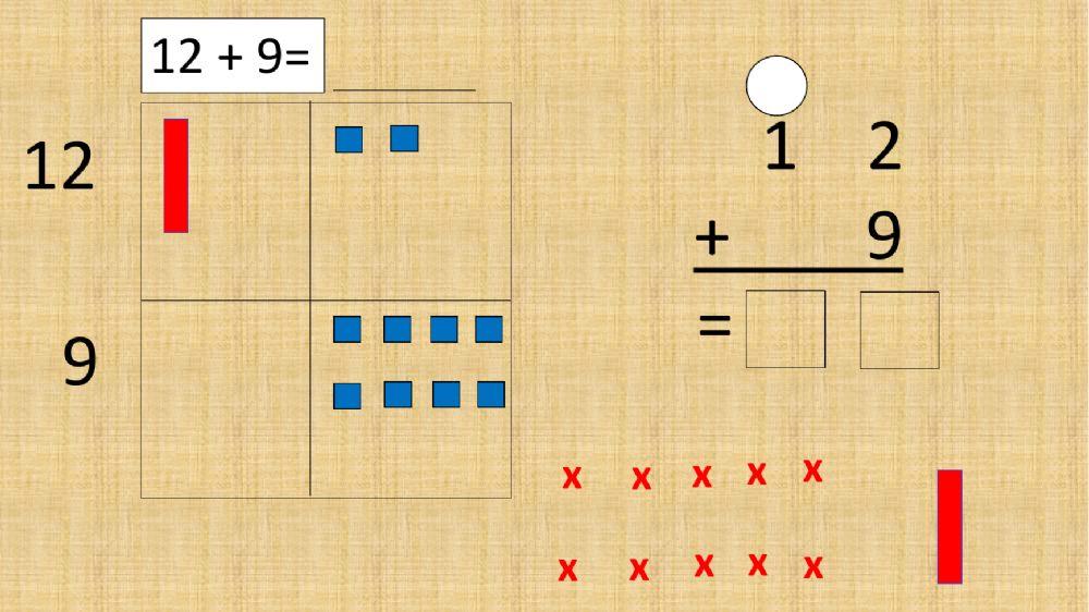Suma reagrupando hasta el 40