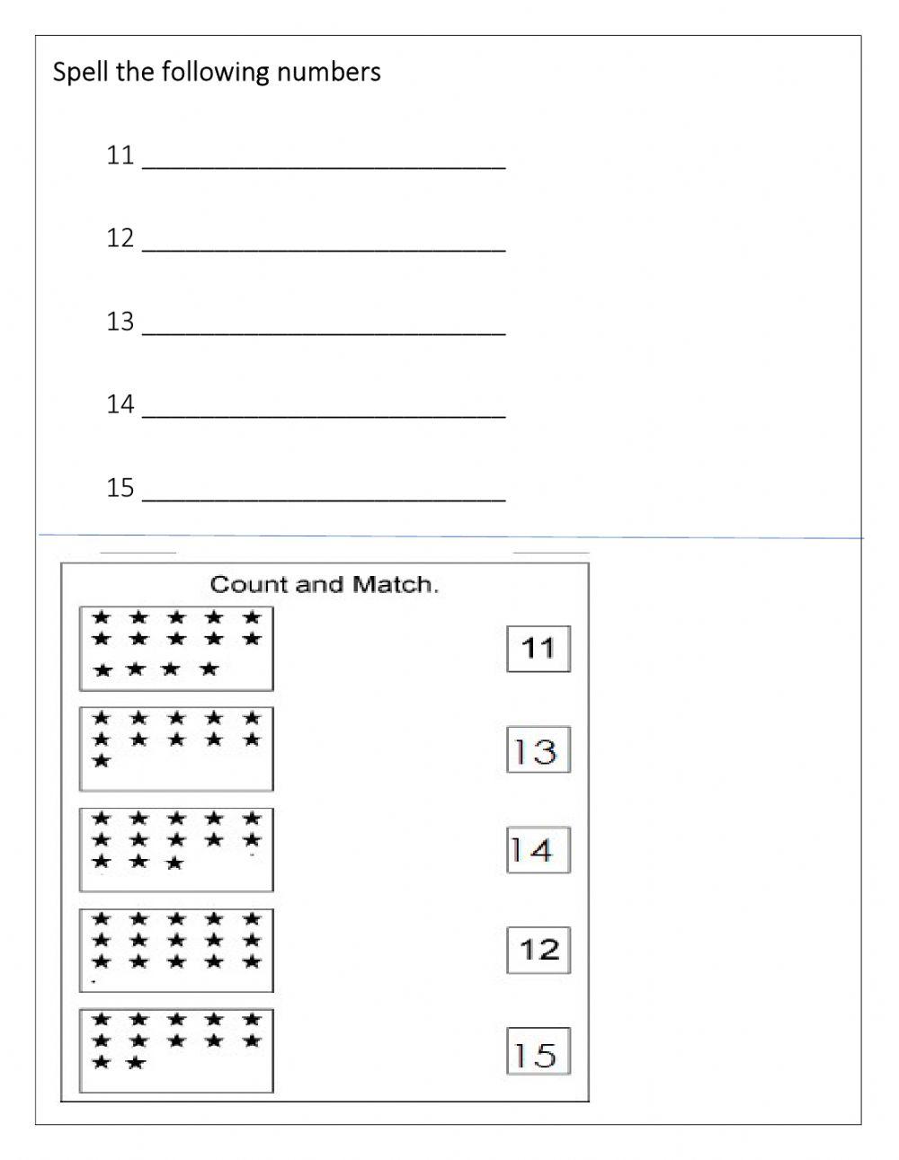 Numbers 11-15