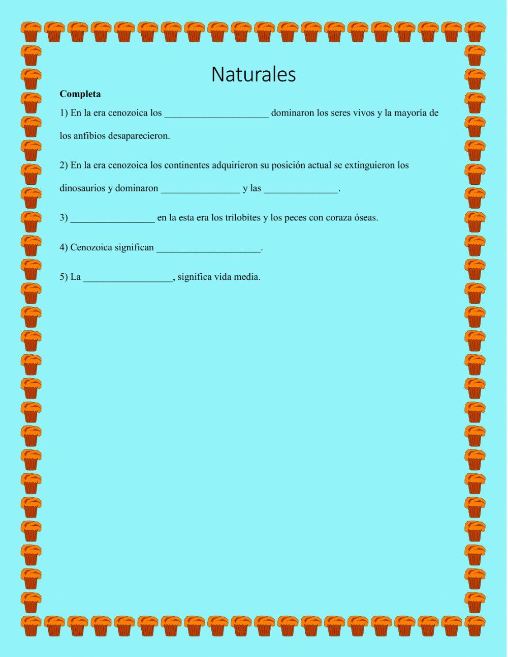 Las eras geológicas.