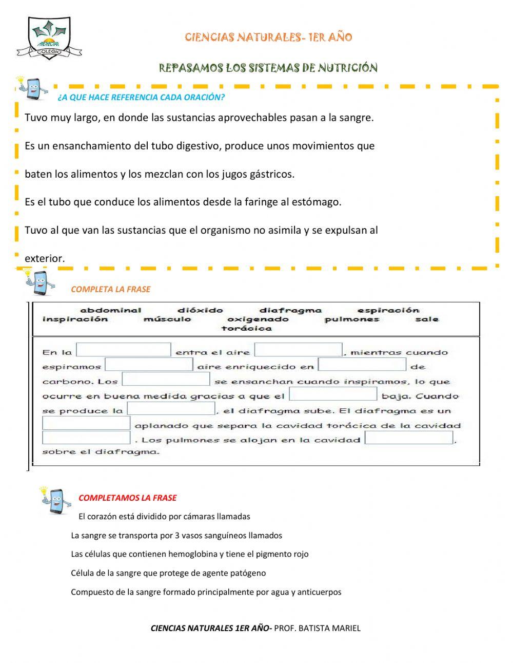 Sistemas de nutricion