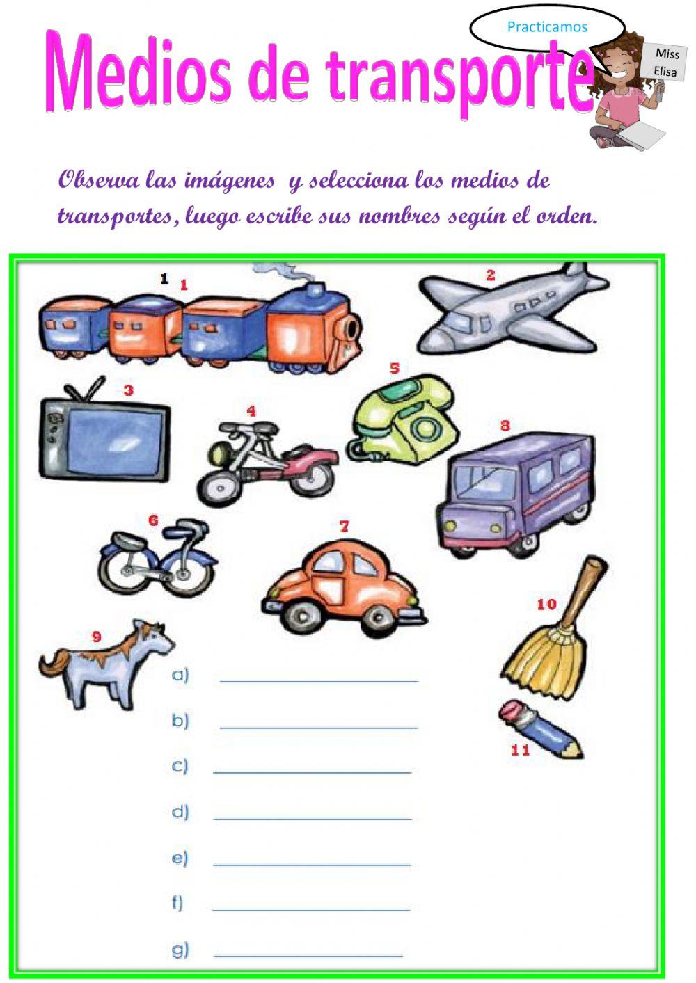 Medios de transportes