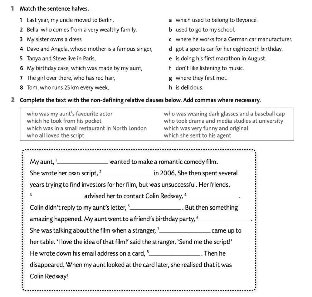 Non-defining relative clauses