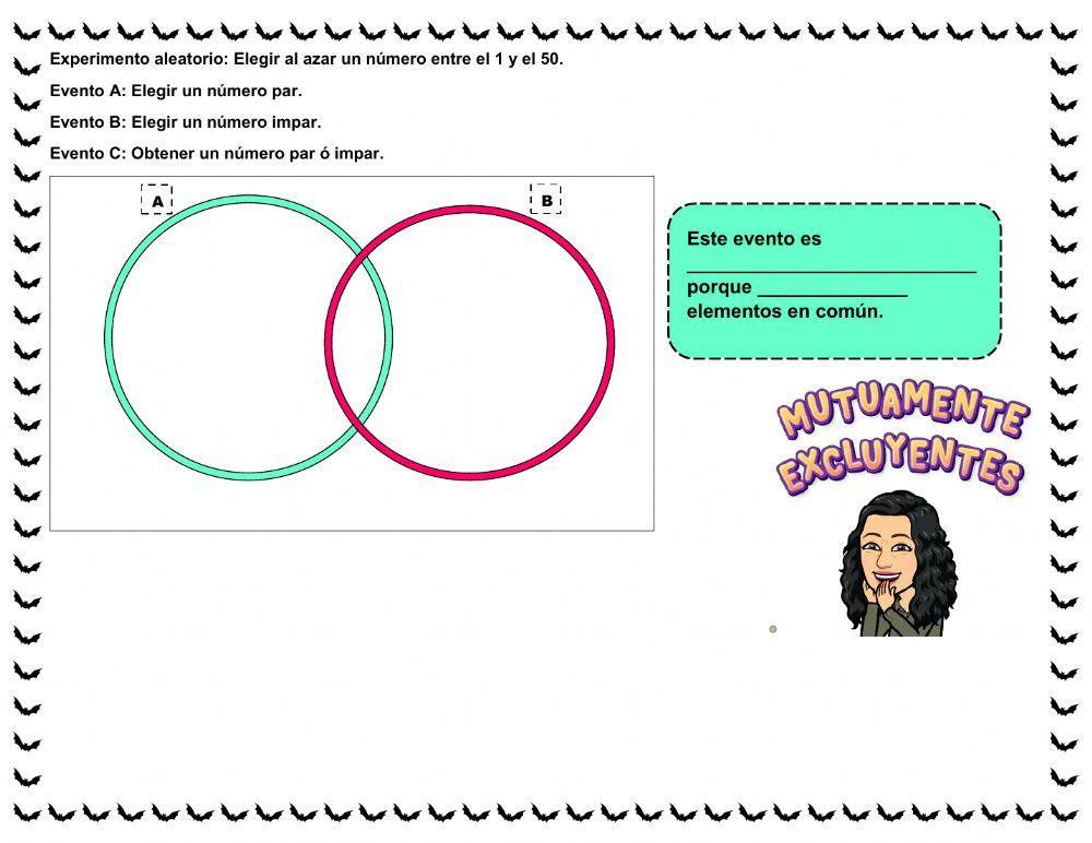 Eventos Mutuamente excluyentes