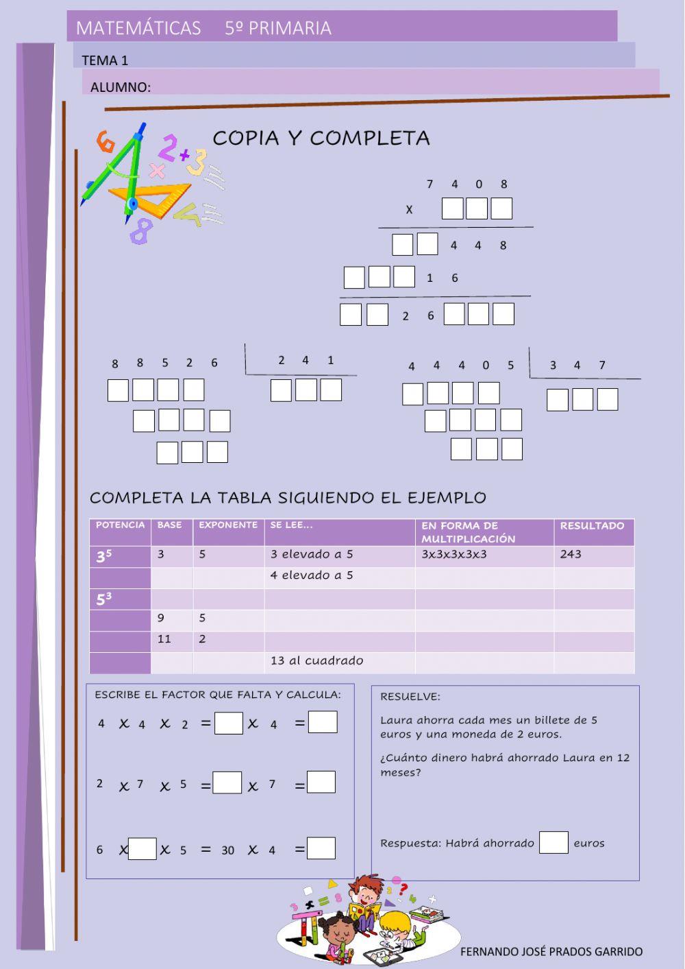 5º matemáticas tema 2