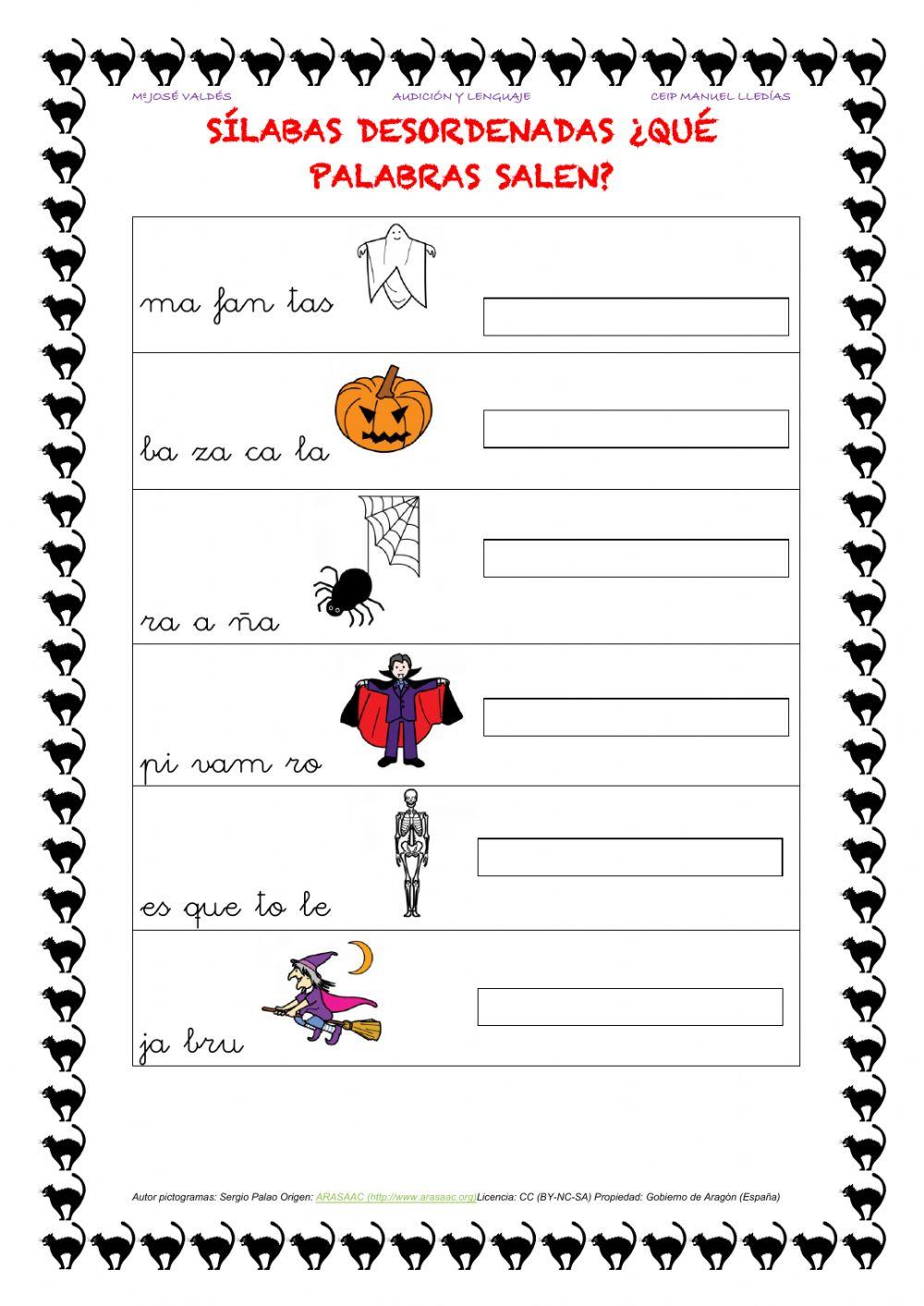 Actividades interactivas halloween 2
