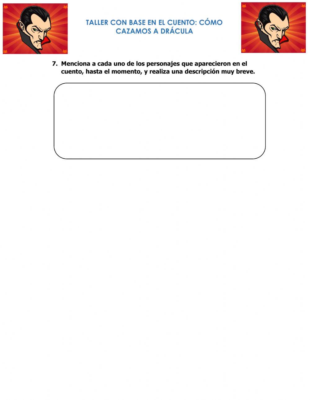 Taller de plan lector Drácula