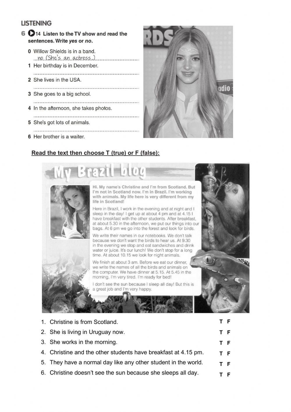 Unit 9-11 test (teens 1)