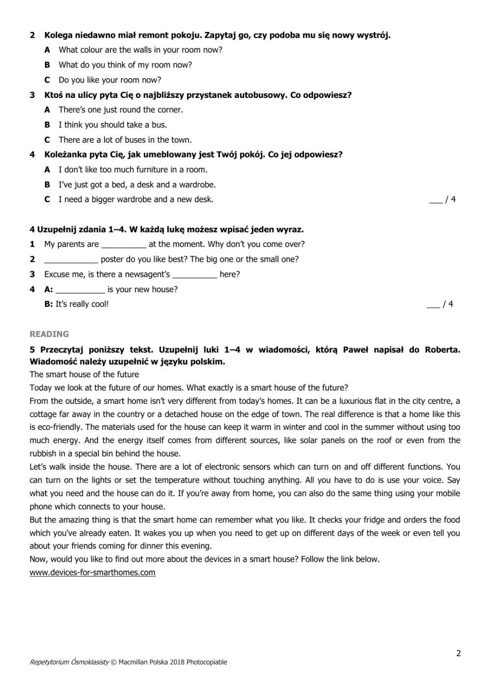 Miejsce zamieszkania Unit 2 Rep