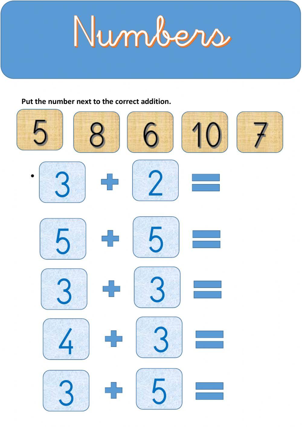 Numbers Addition
