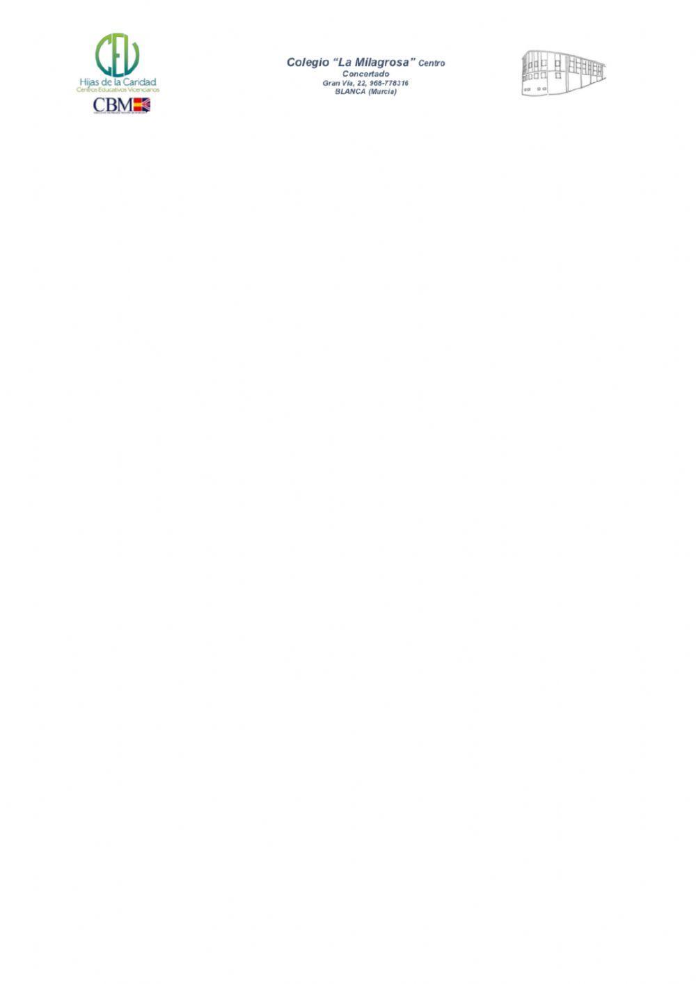 Prueba de evaluación.