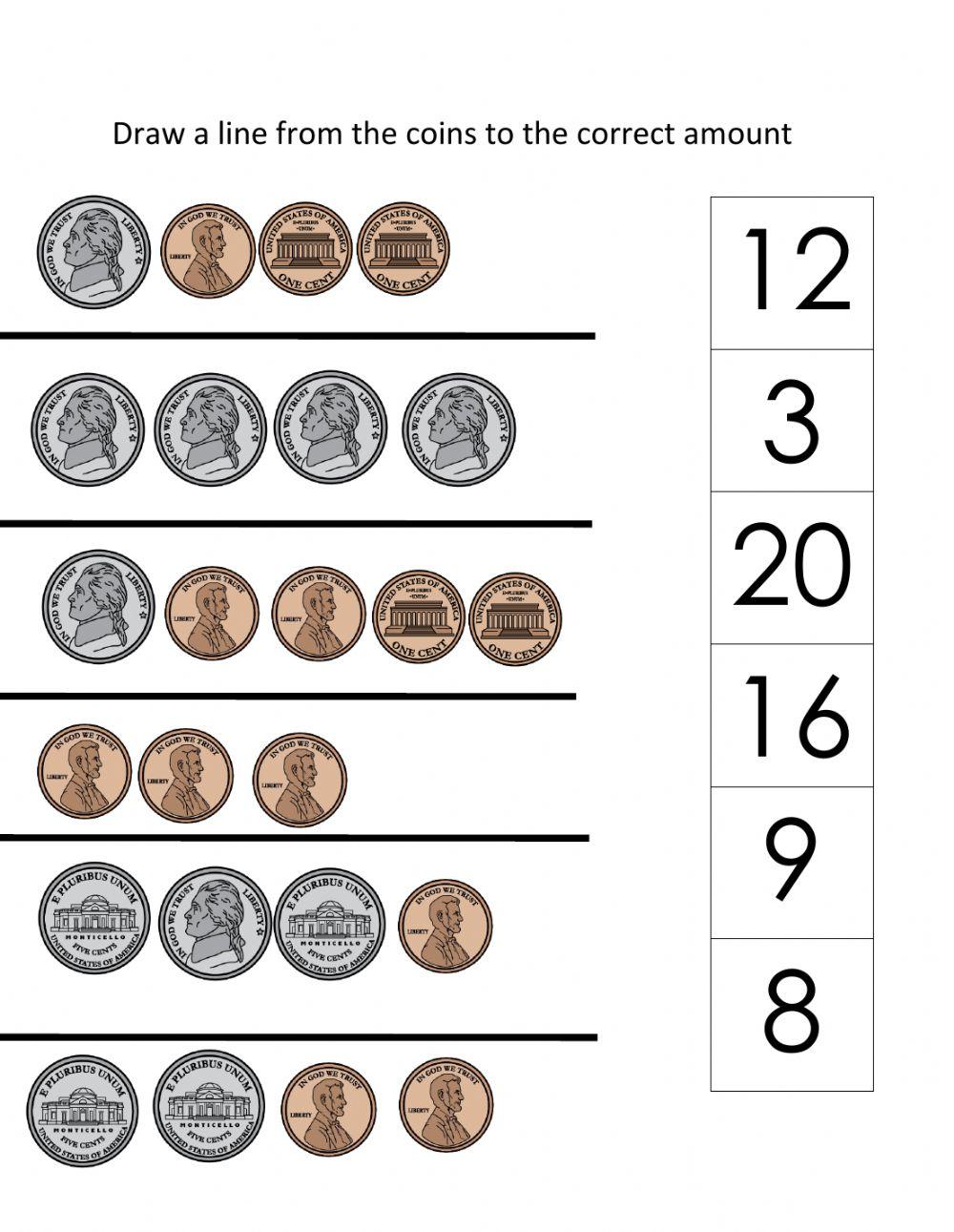 Nickels and pennies