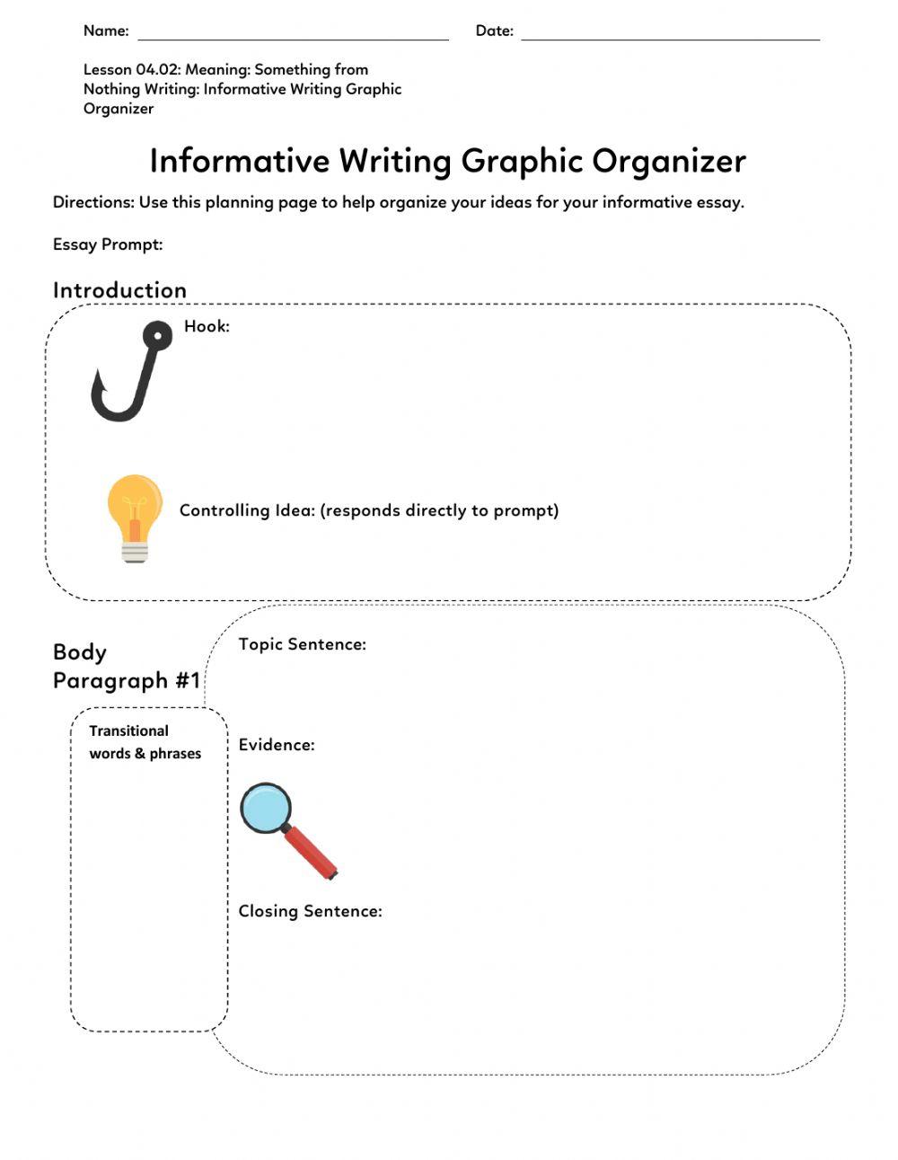 Graphic Organizer - Introduction